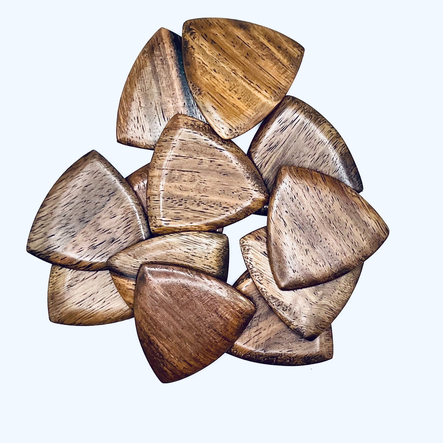Rosewood TriTip Guitar Picks – Artist Quality (3-Pack)