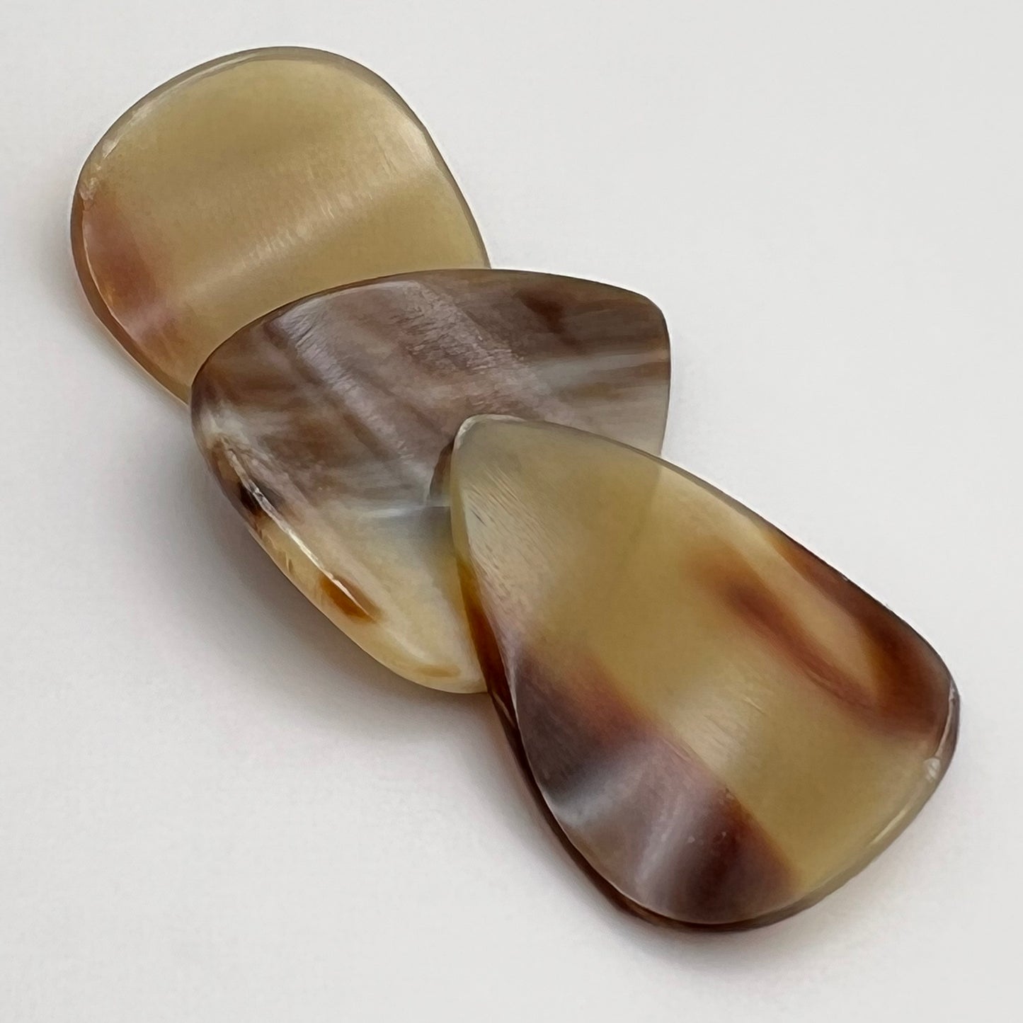 Striped Horn Guitar Picks – 351 Grip by US Blues® (3-Pack)