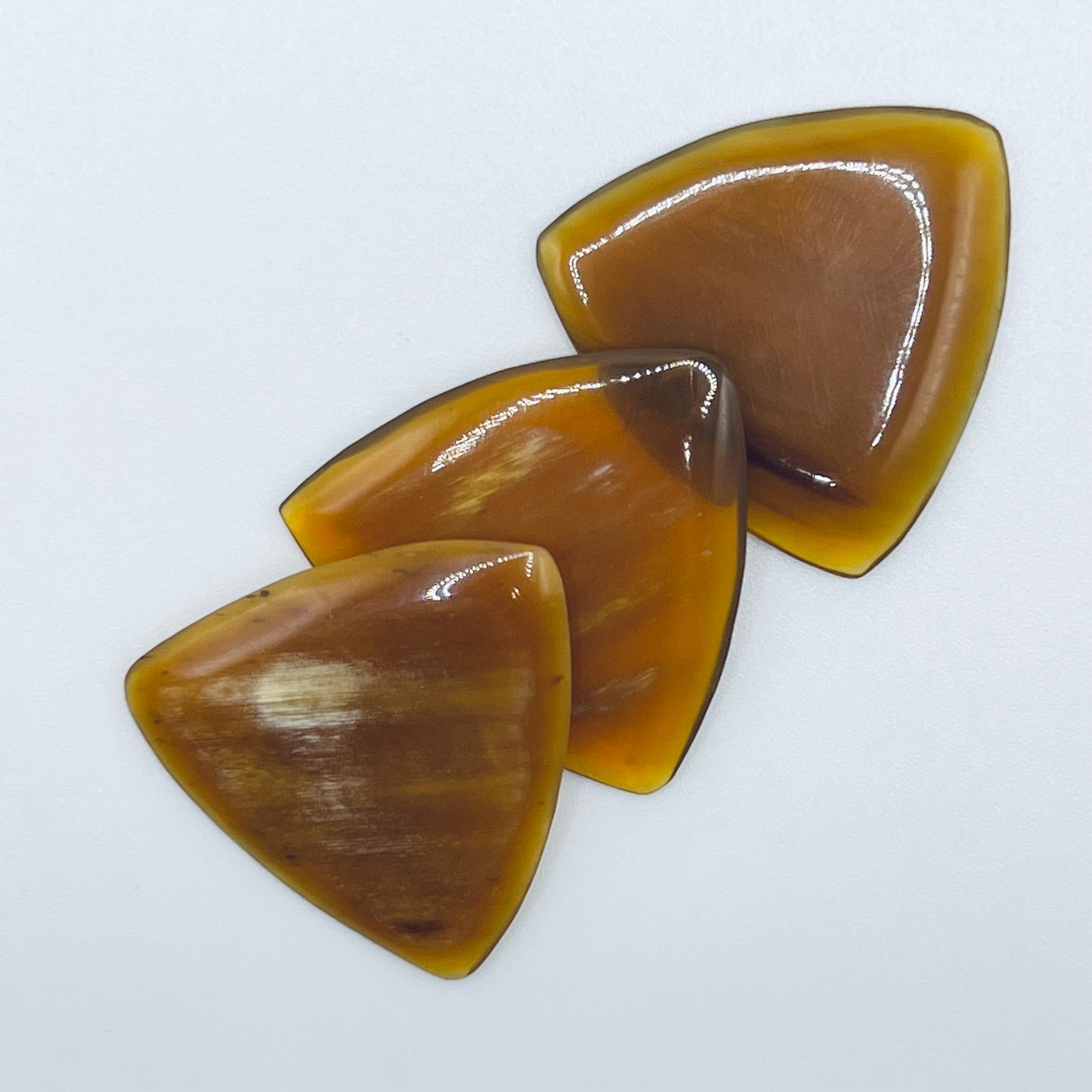 Amber Horn TriTip Guitar Picks | US Blues® (3-Pack)