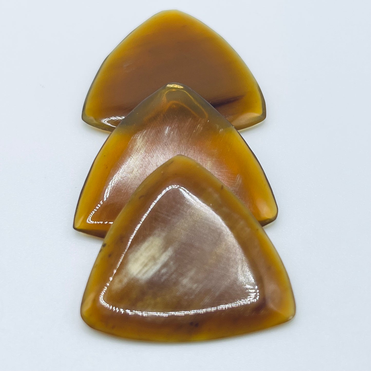 Amber Horn TriTip Guitar Picks | US Blues® (3-Pack)