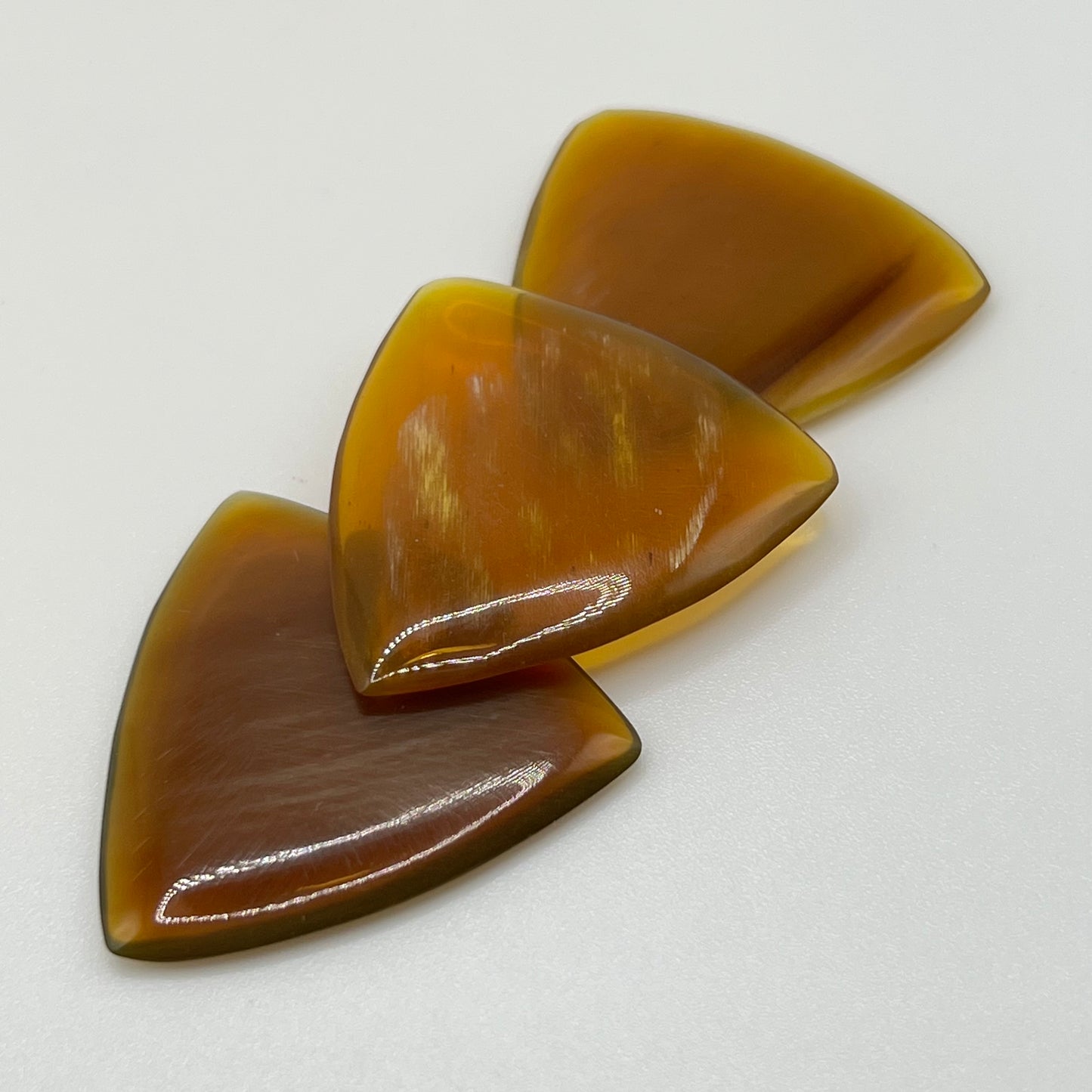 Amber Horn TriTip Guitar Picks | US Blues® (3-Pack)