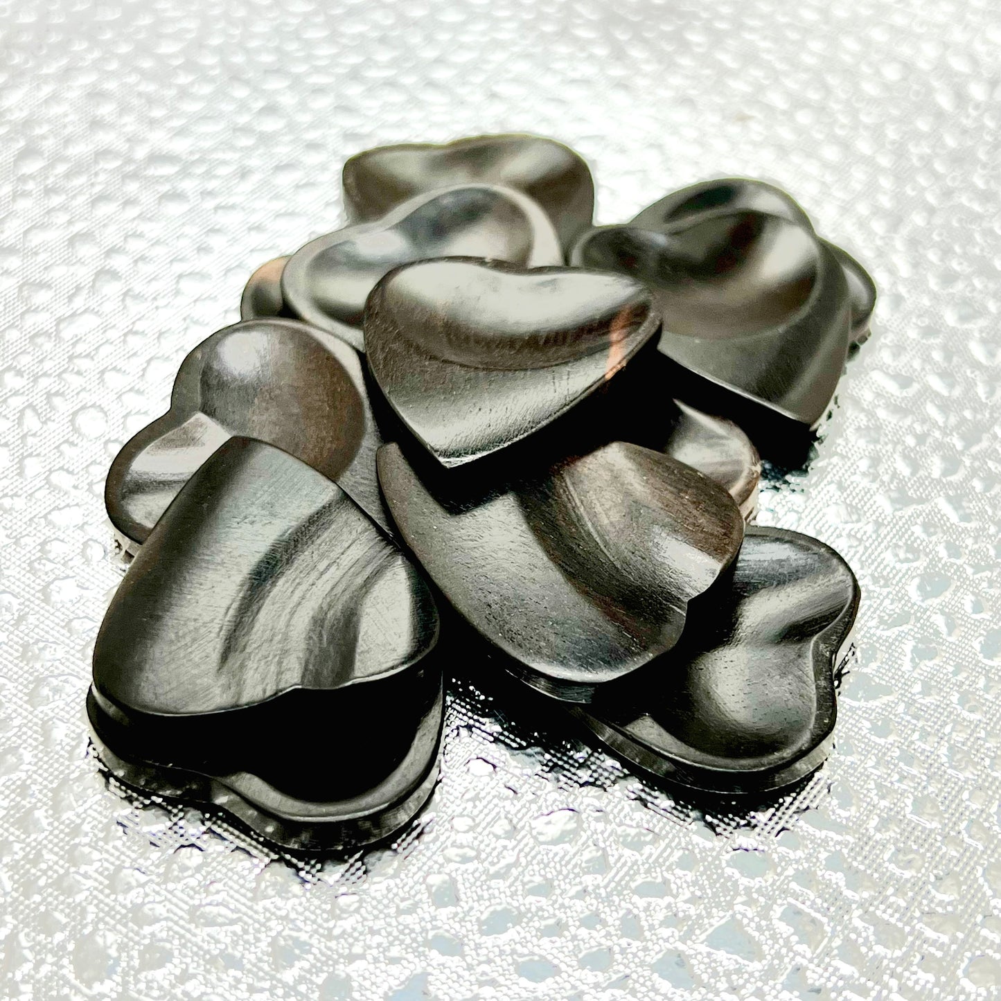 Black Horn Heart Guitar Picks – US Blues® (3-Pack)