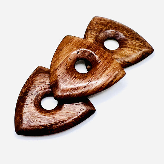 Wood Guitar Picks US Blues® Tri-Star Rosewood Picks (3-Pack)