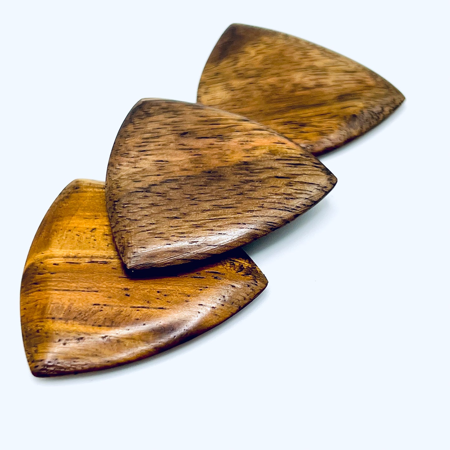 Rosewood TriTip Guitar Picks – Artist Quality (3-Pack)