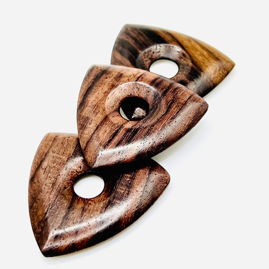 TriStar Dark Rosewood Guitar Picks with Grip Hole | US Blues
