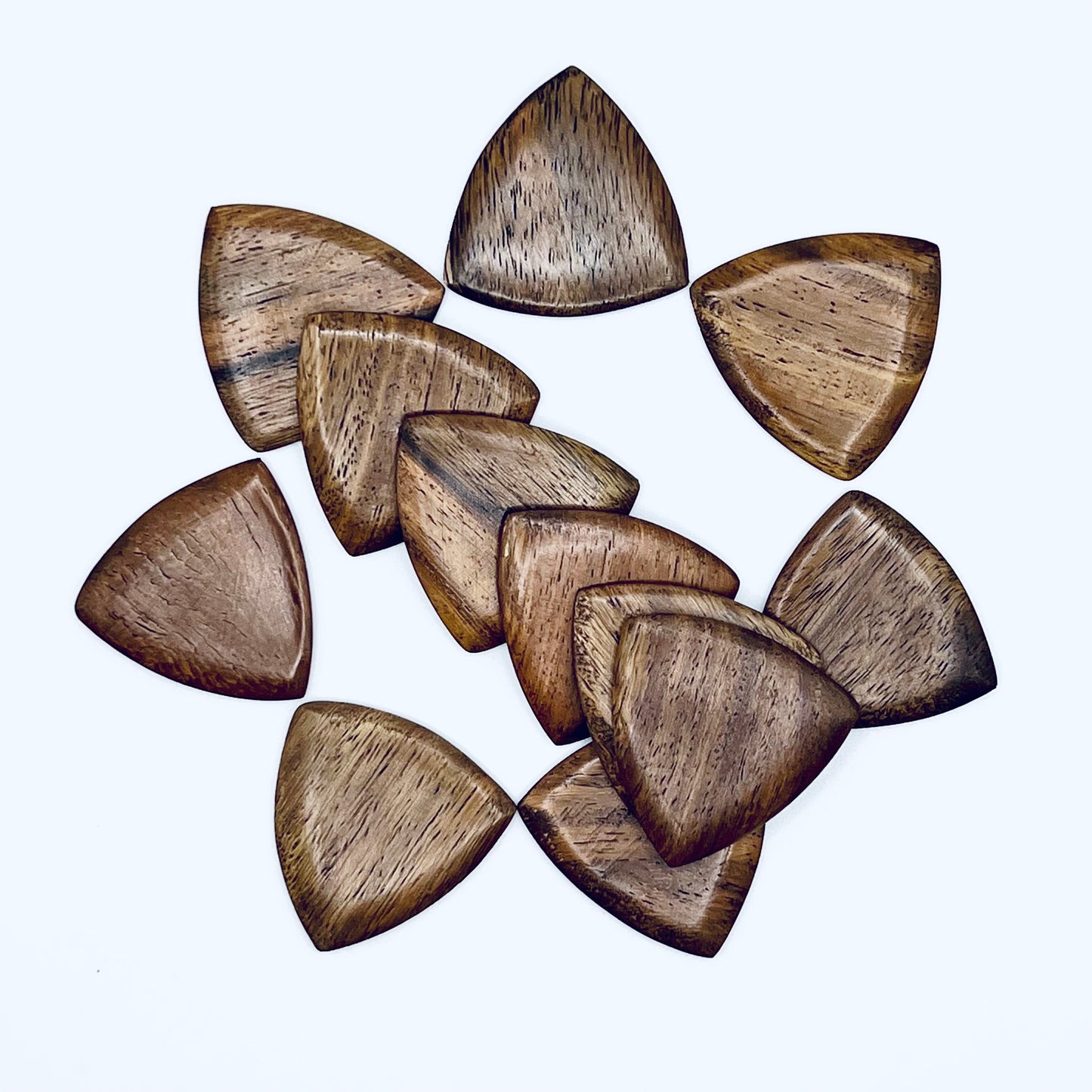 Rosewood TriTip Guitar Picks – Artist Quality (3-Pack)